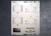 (image for) COOKOLOGY BOFA65SS Compatible fascia sticker set x2.